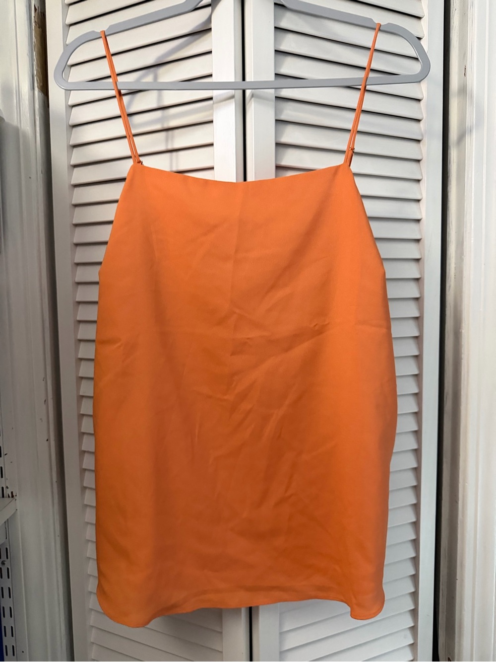 Ann Taylor Orange Spaghetti-Strap Camisole